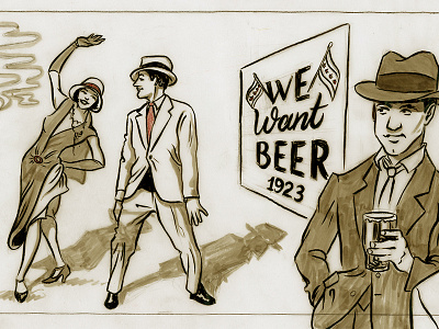 Prohibition Mural 1940s prohibition