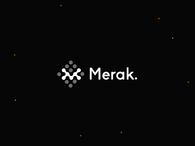 Merak Logo app brand identity branding design icon illustration logo product tech typography web