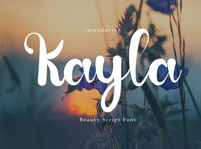 Kayla app branding design illustration typography vector