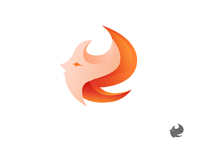 GAME logo bird fire icon logo
