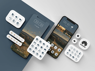 Huawei Mobile Theme Design - Summer Edition