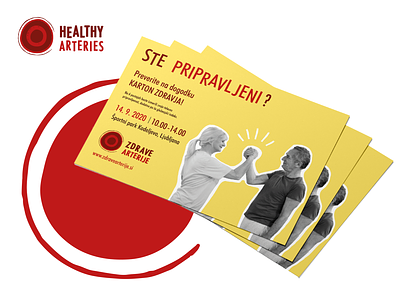 Healthy Arteries Event Flyer flyer graphic design print printables