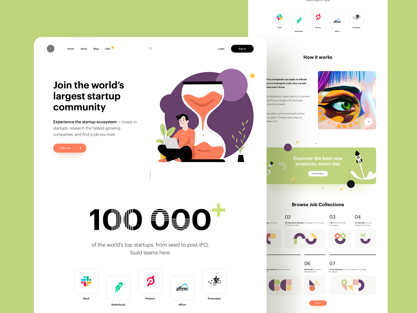 Community Web Design | UX/UI, Illustration by Zorana Vukanovic on Dribbble