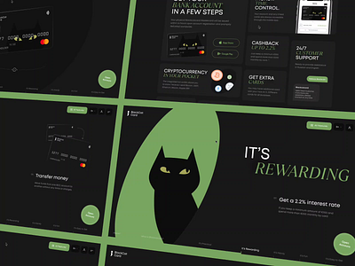 BlackCatCard | UX/UI Design awesome bank beautiful best business card cat clean digital graphic design illustration interactive minimal mobile modern ui ux vector visual web