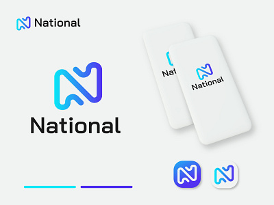 Modern N Letter Logo Design