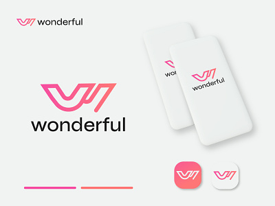 Modern W - Letter Logo Design