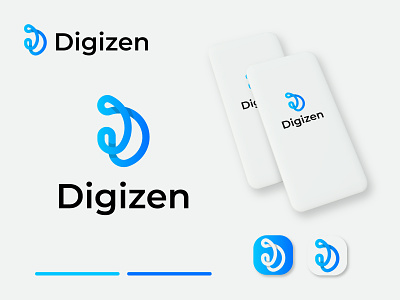 Modern D - Letter Logo Design । Lettermark । Branding