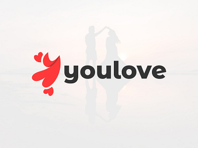 Modern Minimalist Youlove Logo Design। Branding