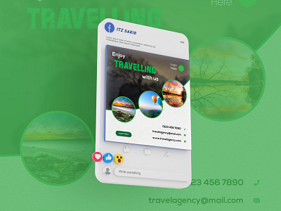 Travel Agency Social Media Post Design