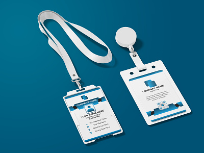 Creative ID Card Design for Tech Company