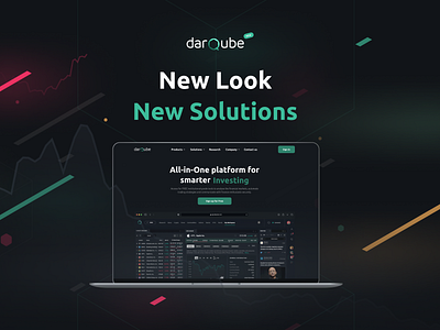 Darqube Website Rewamp design fintech