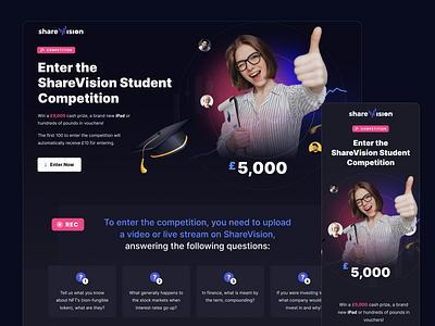 ShareVision Student Competition design ui ux