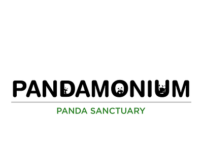 Panda Sanctuary Logo: Pandamonium