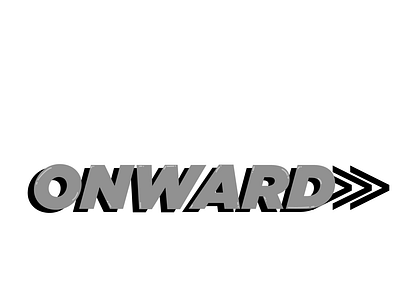 Driverless Car Logo: Onward dailylogochallenge logo self driving