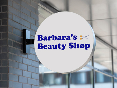 Barbershop Logo: Barbara's Beauty Shop