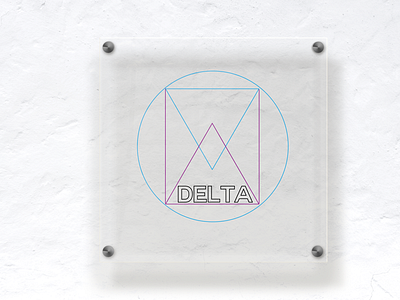 Geometric Logo: Delta