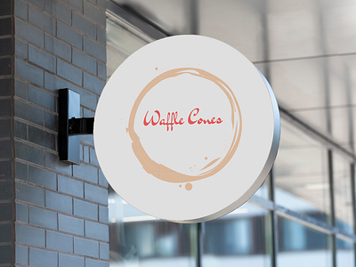 Ice Cream Company Logo: Waffle Cones