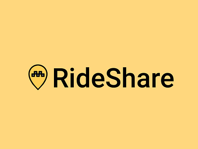 Rideshare Car Service Logo: RideShare dailylogo dailylogochallenge rideshare