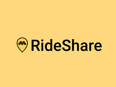 Rideshare Car Service Logo: RideShare