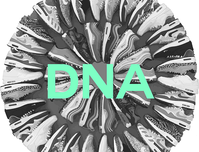 Sneaker Company Logo: DNA dailylogo dailylogochallenge sneakers