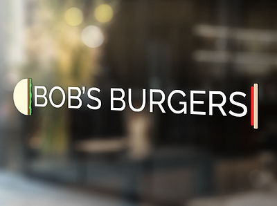 Burger Joint: Bob's Burgers burgers dailylogo dailylogochallenge