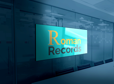 Record Label Logo: Roman Records dailylogo dailylogochallenge