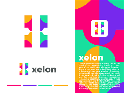 Simple Geometric Logo Letter X (Logo FOR SALE) branding design graphic design illustration logo vector
