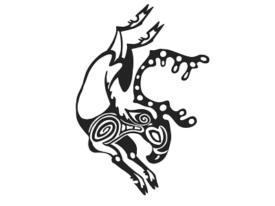 Spirit animal north design graphic design illustration logo poster