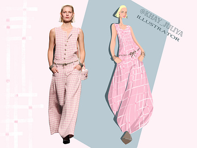 Pink inspiration art design fashion graphic design illustration