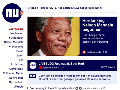 Responsive news website NU.nl