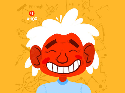 11/100 100days nart 2d character children illustration illustration procreate