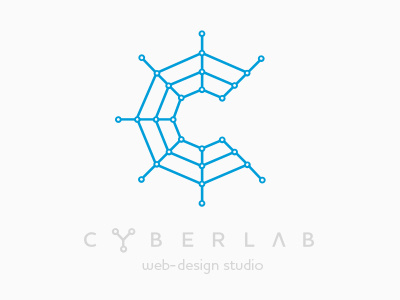 Logo for web-design studio "WebCyberLab" logo