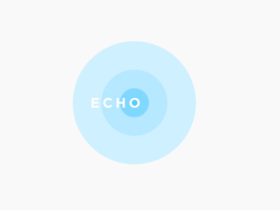Logo for IT-compahy "ECHO"