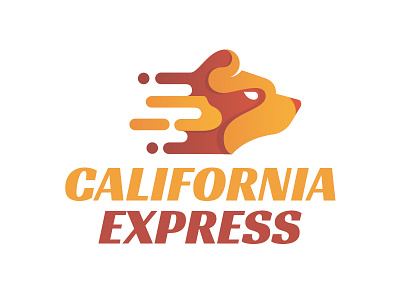 Logo for California Express bear logo