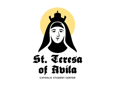 Logo for St. Teresa of Abila catholic school logo religion