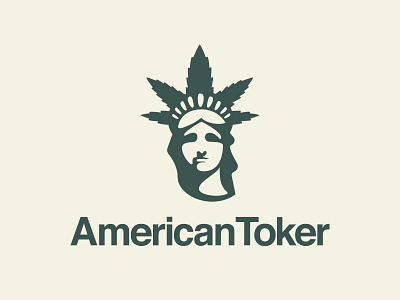 Logo for American Toker logo weed