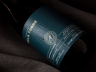 Label Design Podere della Torre brand branding design graphicdesign label logo logodesign packaging wine