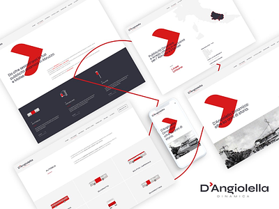 D’Angiolella Dinamica concept design branding concept design layout logo ui ux webdesign webdesigner website