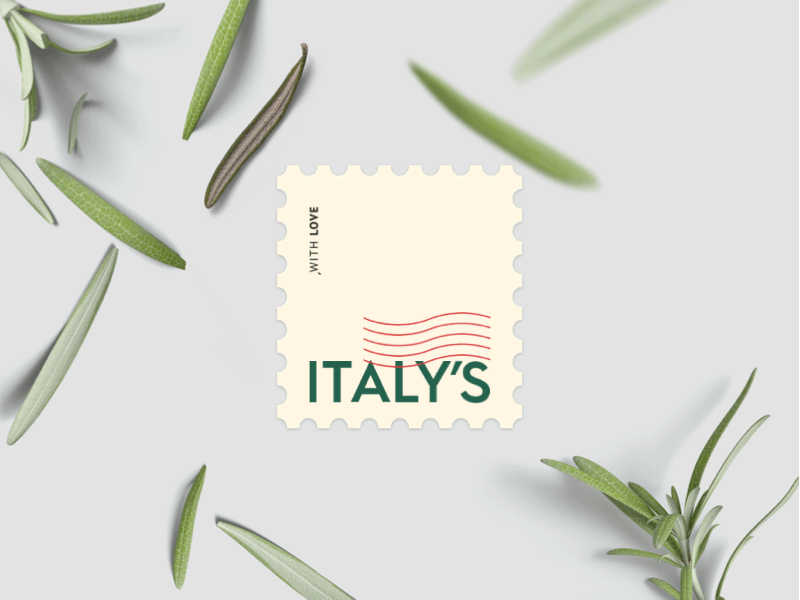 logo design for ITALY'S animation branding design graphic graphicdesign icon logo logodesign typography vector