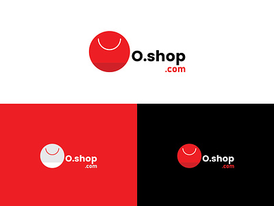 O shop logo graphic design icon logo letter logo logo design minimal logo o logo shop shop logo