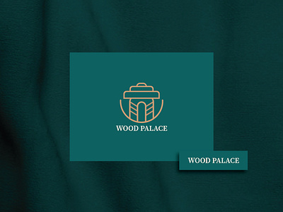 Wood Palace Logo app icon brand identity branding design graphic design iconic logo logo logo design minimal logo wood logo wood palace