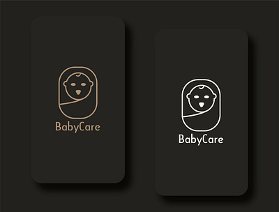 Baby Care Logo abstract app icon baby baby care baby care logo brand identity branding design graphic design iconic logo logo logo design minimal logo