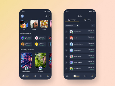 NFT App UI