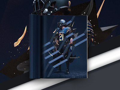 NFL visual advertising concept design editorial illustration retouch visual