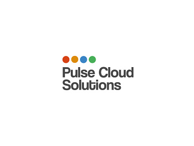 Technology logo for Pulse Cloud Solutions brand brand identity cloud colors contest design graphic design logo logotype tech logo technology