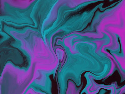 Teal love digital art fluid art modern art relaxing art teal and pink wall art