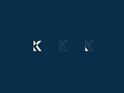 Kaia1 icons k letter k line art logo design logos typography