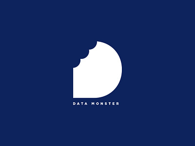 Datamonster d data data logo icons letter d letters logo logo design logotype monster vector