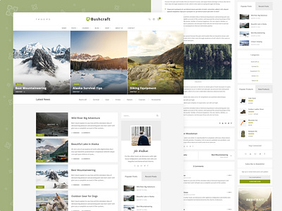 BUSHCRAFT | Personal blog theme