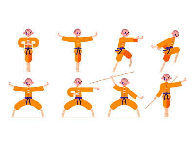 Drunken Master: Positions drunken fight fu kung master orange position shaolin